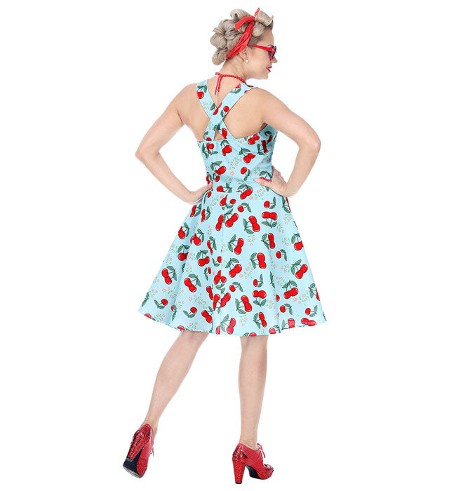 50er Jahre Kleid mit Petticoat in klassischem Retro-Stil