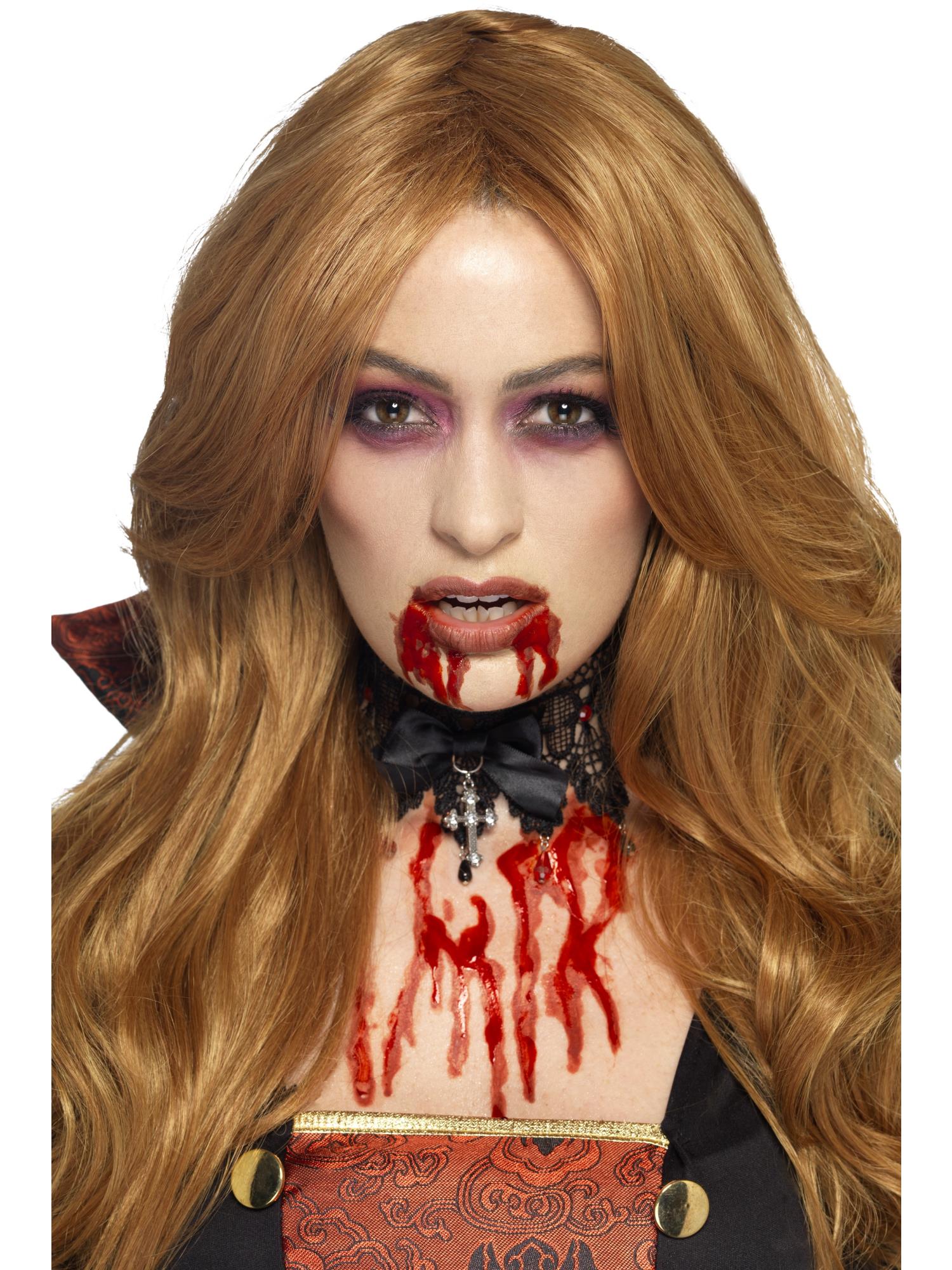 Smiffys Vampire Blood rotes Effektblut 100 ml für Halloween-Make-up