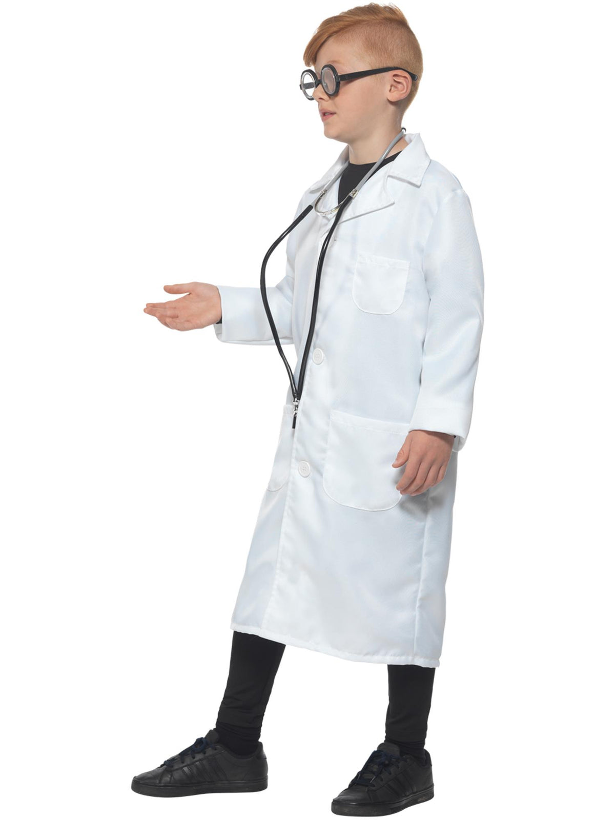 Smiffys SCIENCE Scientist Lab Coat, White CS für Unisex