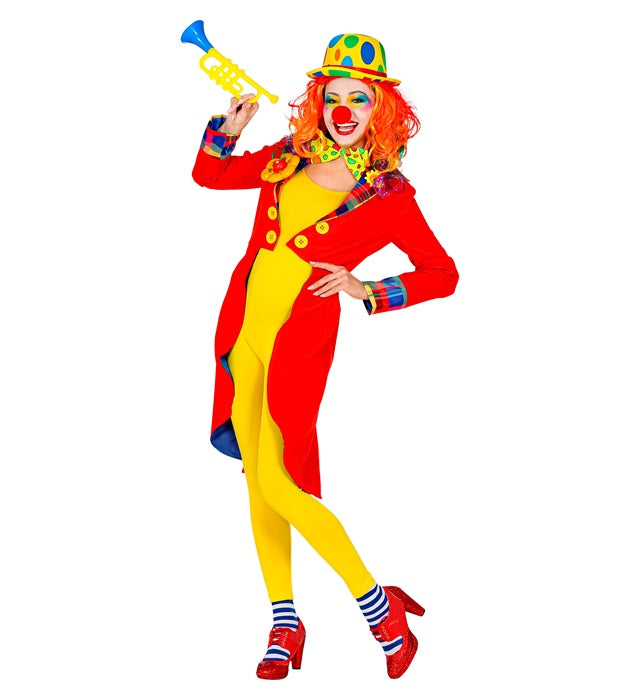 Clown-Frack in klassischem Stil für Fasnacht und Karneval