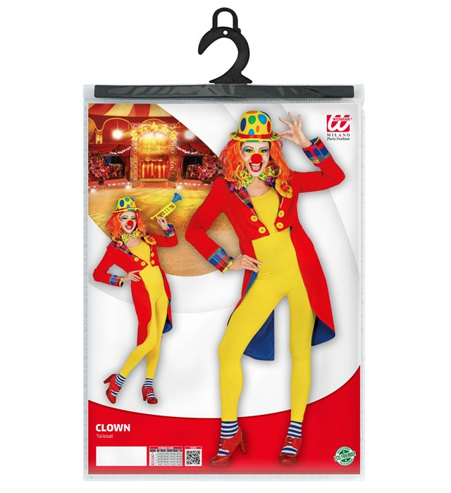 Clown-Frack in klassischem Stil für Fasnacht und Karneval