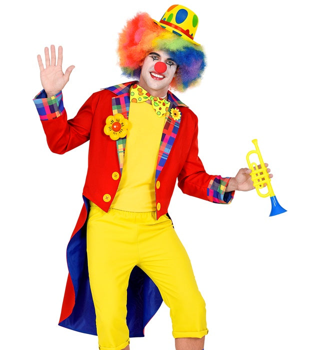 Clown-Frack Kostüm für Fasnacht und Karneval in elegantem Design