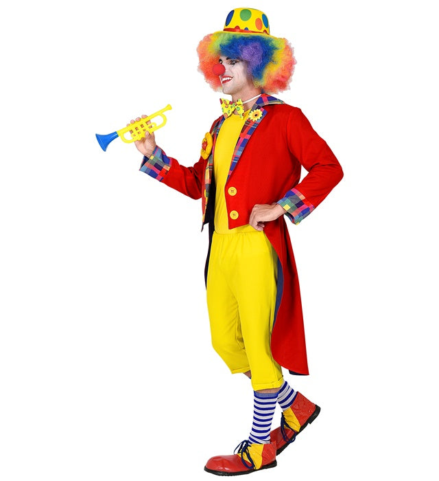 Clown-Frack Kostüm für Fasnacht und Karneval in elegantem Design