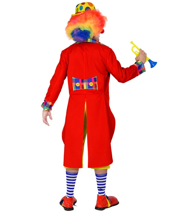 Clown-Frack Kostüm für Fasnacht und Karneval in elegantem Design