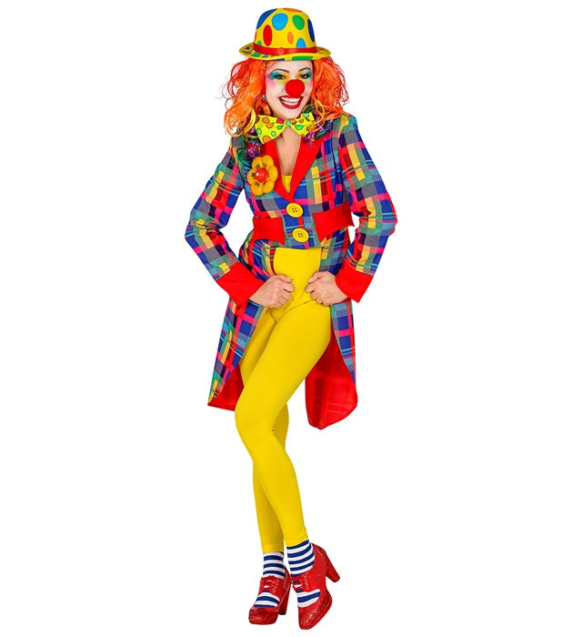 Clown-Frack in klassischem Design für Fasnacht und Karneval