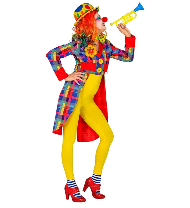Clown-Frack in klassischem Design für Fasnacht und Karneval