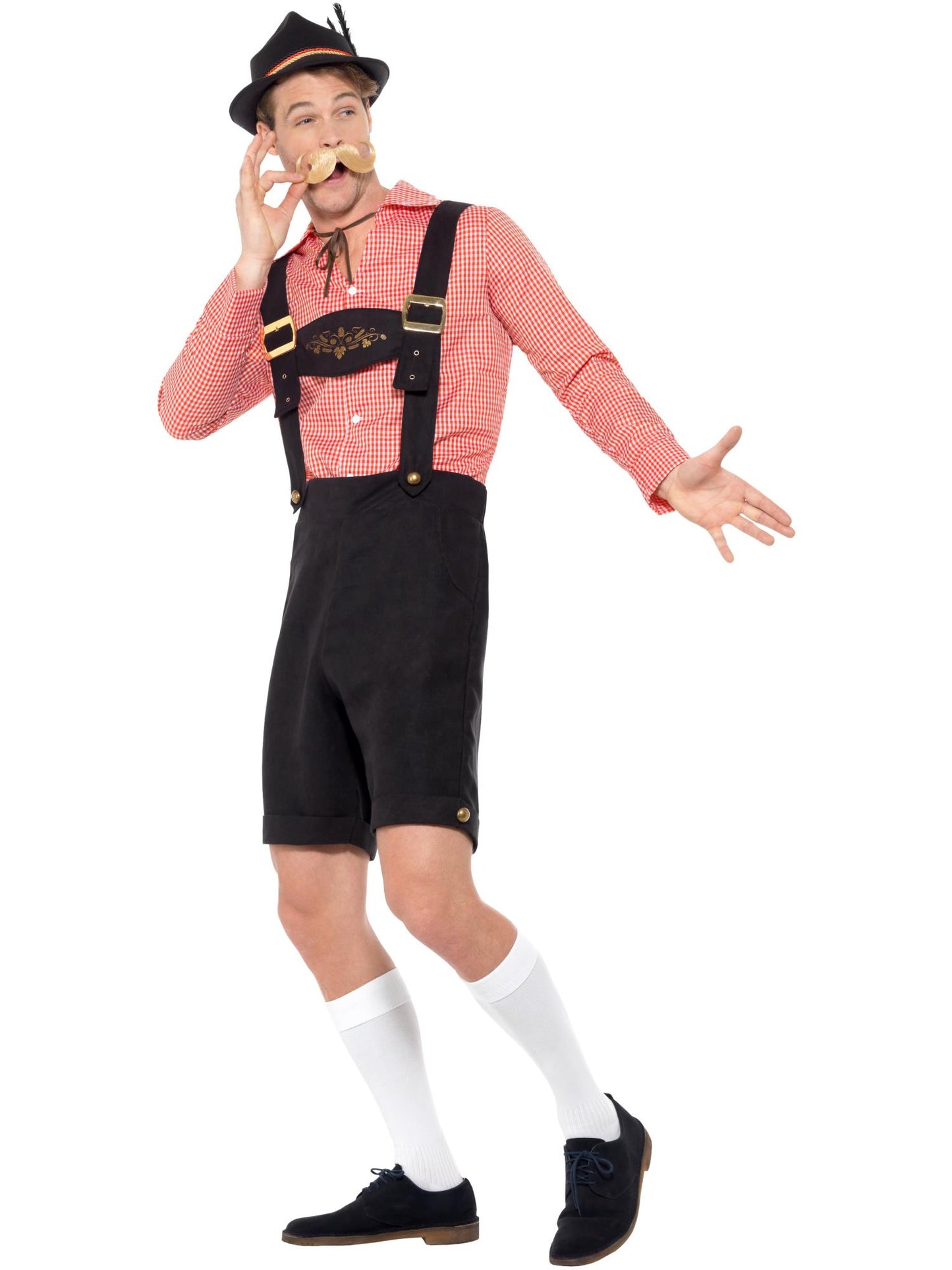 Smiffys BAVARIAN Beer Festival Costume, Red CS für Herren