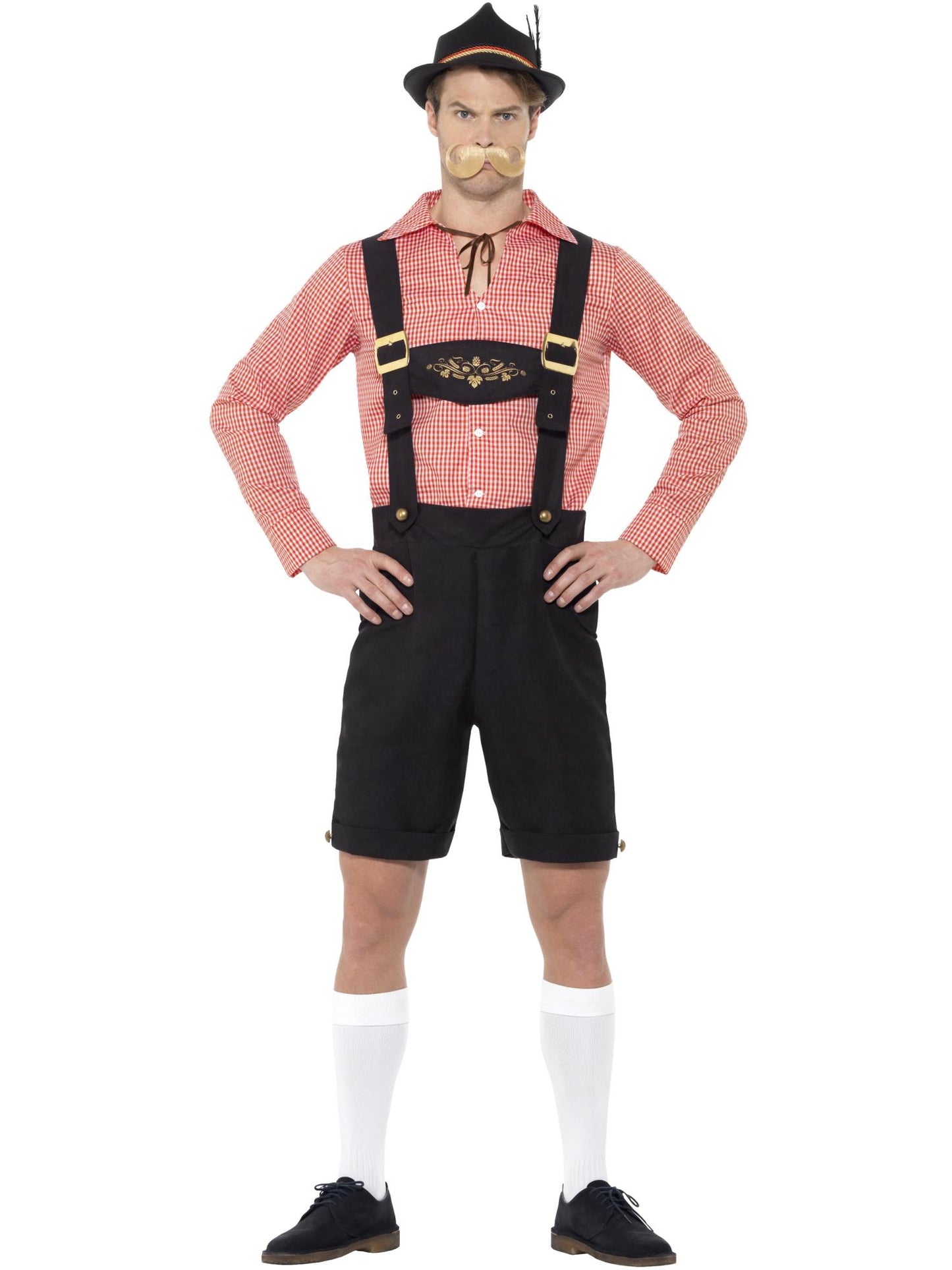 Smiffys BAVARIAN Beer Festival Costume, Red CS für Herren