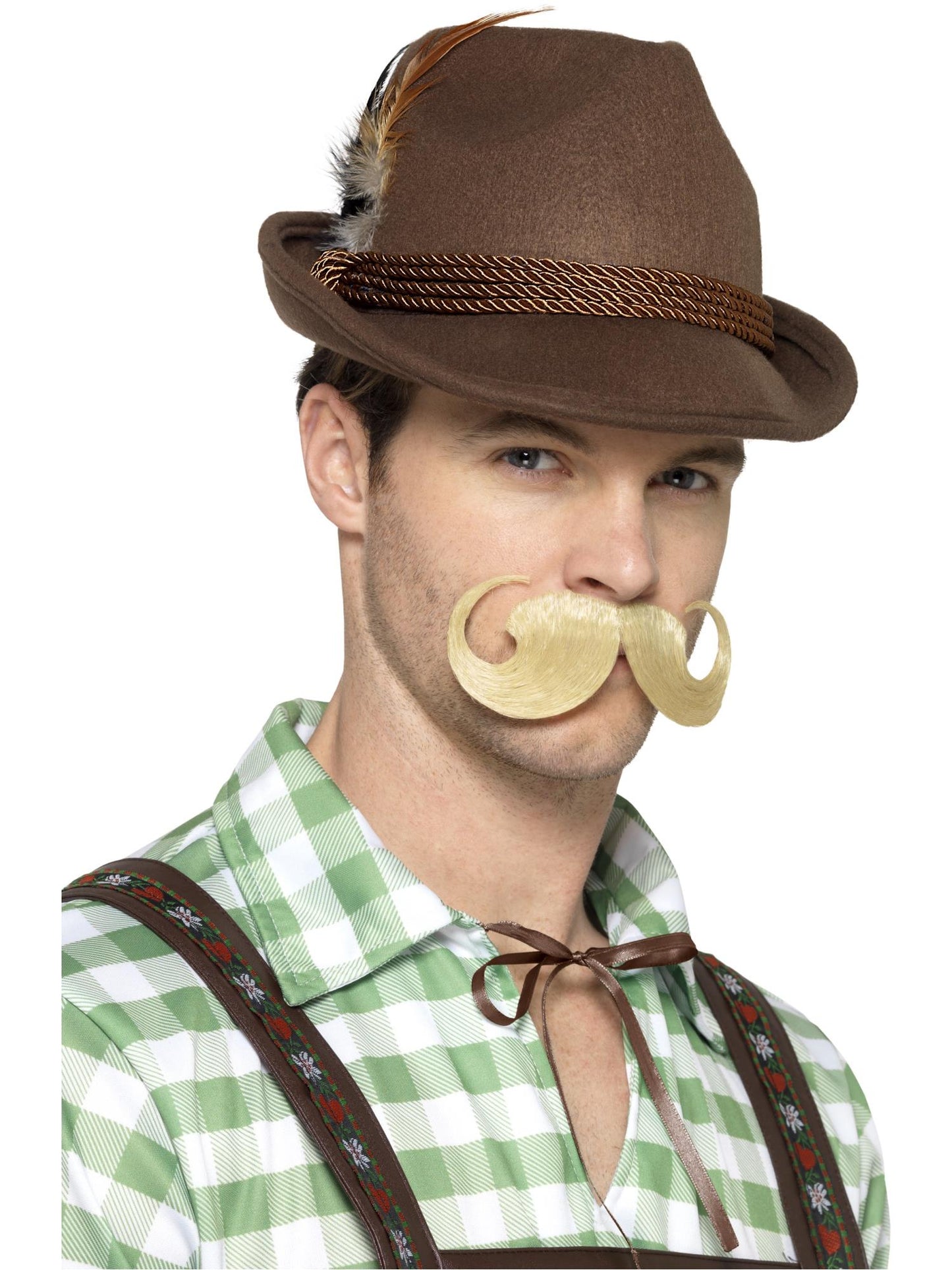 Smiffys Deluxe Bavarian Trenker Hat, Brown für Unisex