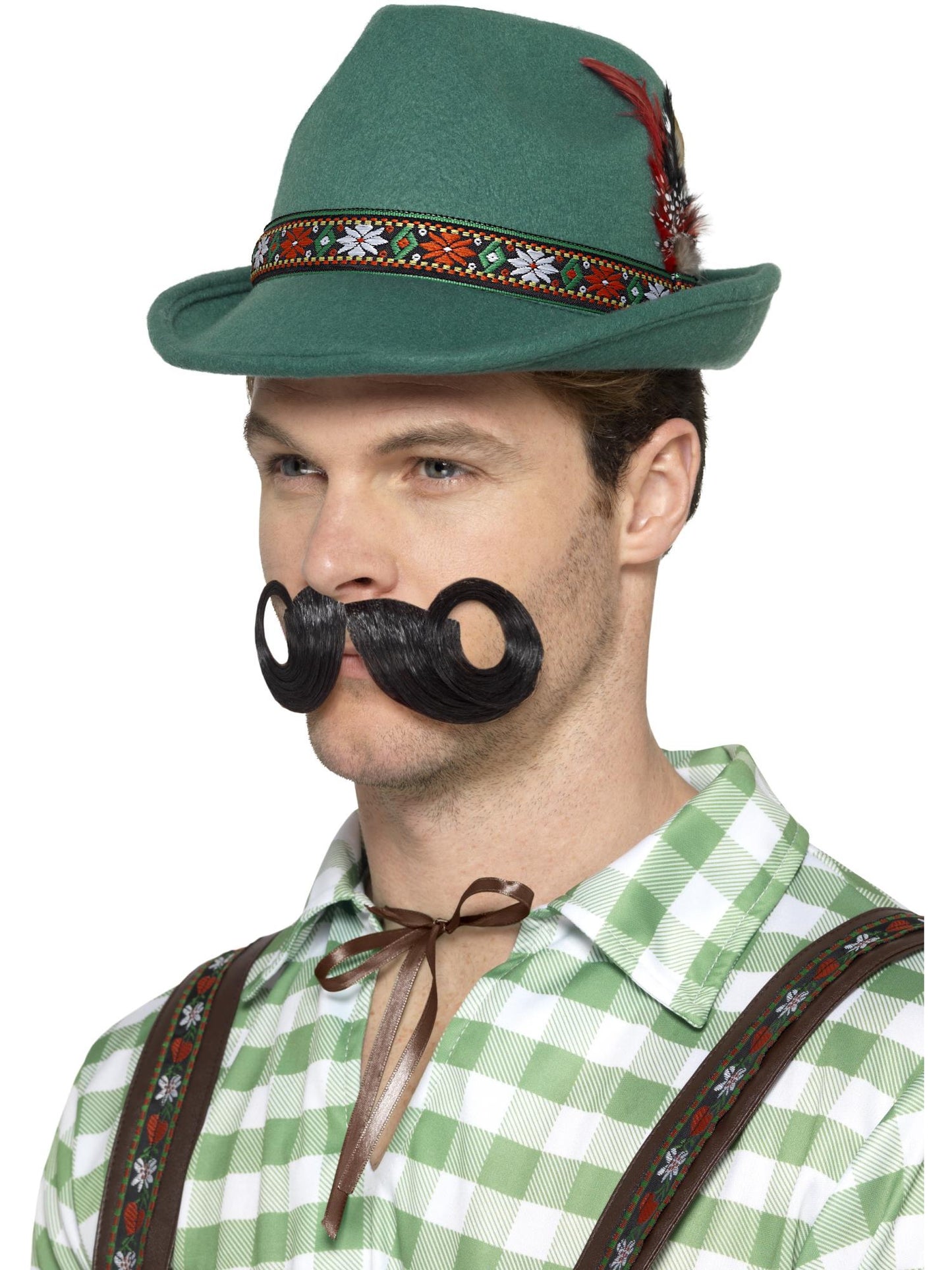 Smiffys BAVARIAN Deluxe Alpine Trenker Hat, Green für Unisex