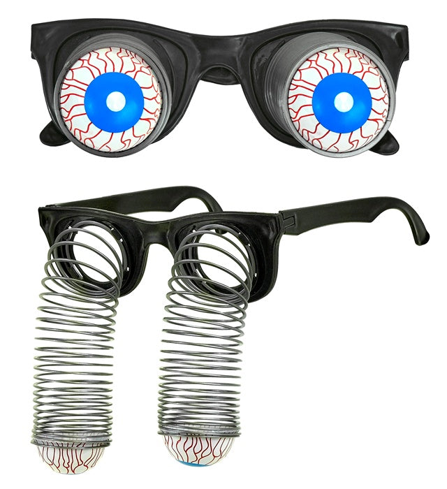 Schock-Brille mit gruseligem Design für Fasnacht und Halloween