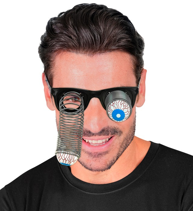 Schock-Brille mit gruseligem Design für Fasnacht und Halloween