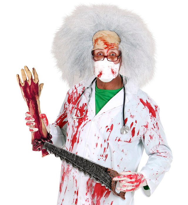 Realistische 53 cm lange Säge als Halloween-Kostümzubehör