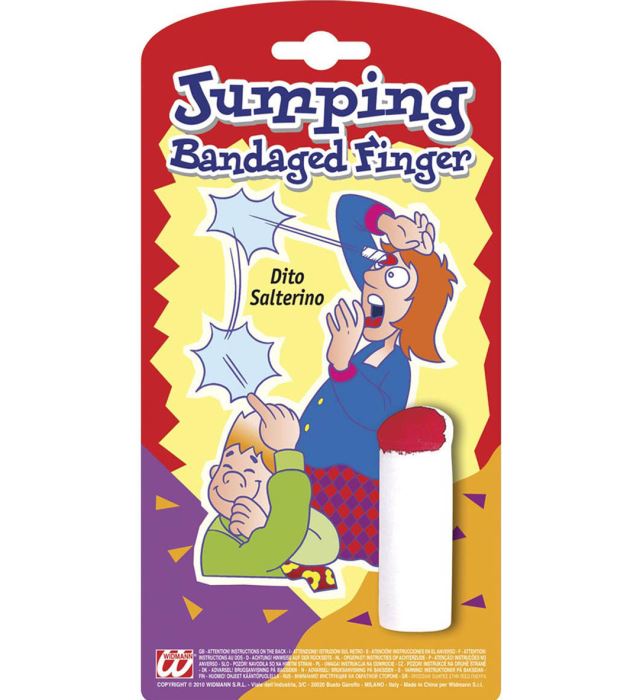 Springender Finger als lustiges Fasnacht Accessoire