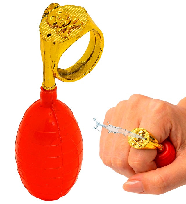 Spritzender Wasserring als lustiges Fasnacht-Accessoire