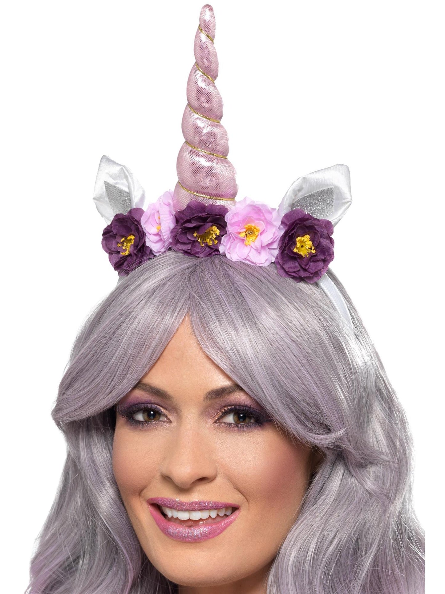 Smiffys mehrfarbiger Einhorn-Haarreif für Damen