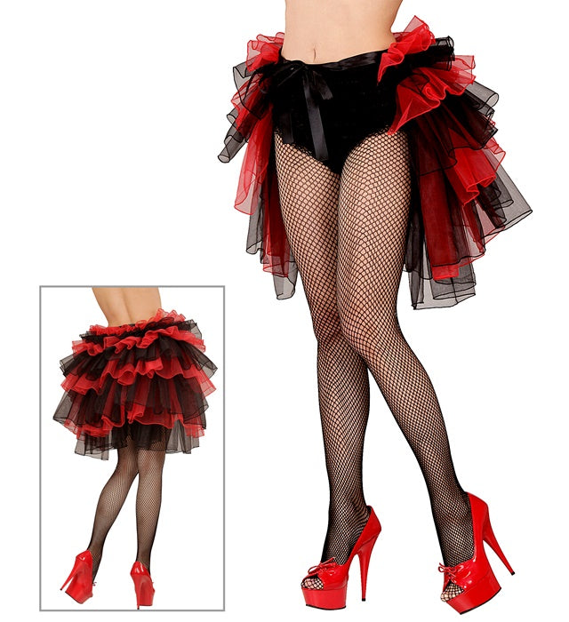 BURLESQUE & GOTH ROCK ZUM UMBINDEN AUS ORGANZA STOFF Diverse Farben