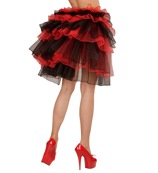 BURLESQUE & GOTH ROCK ZUM UMBINDEN AUS ORGANZA STOFF Diverse Farben