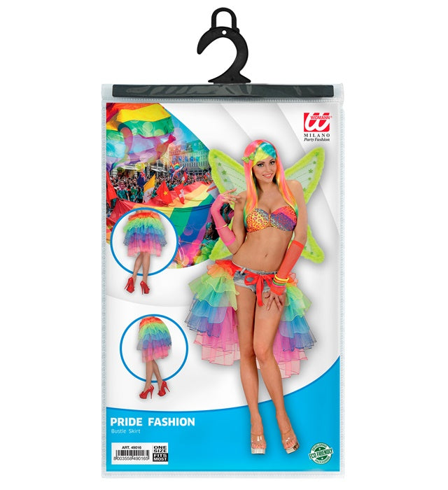 PRIDE FASHION Rock in bunten Farben zum Umbinden für Fasnacht und Mottopartys