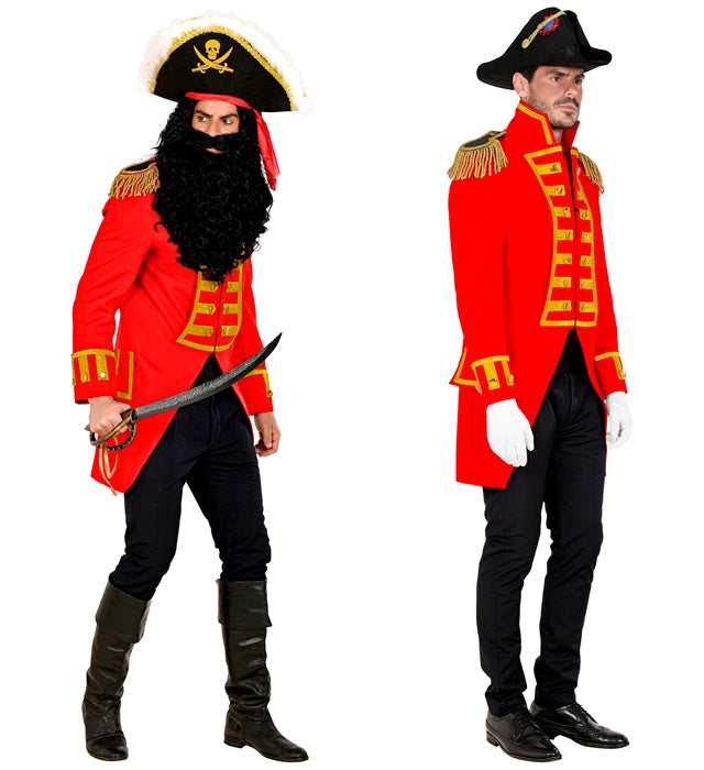 Rote Gardeuniform Paradefrack für Herren, Fasnacht Kostüm