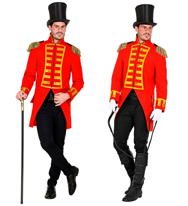 Rote Gardeuniform Paradefrack für Herren, Fasnacht Kostüm
