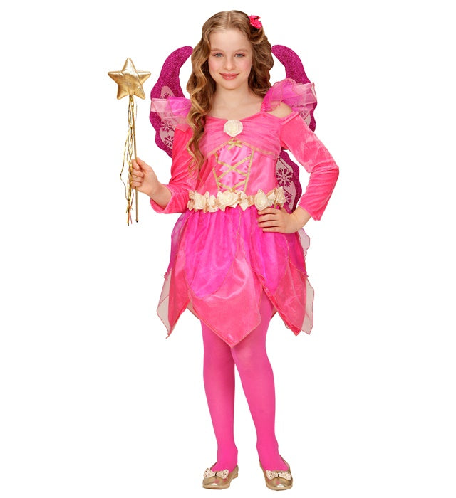 Wonderland Fairy Kostüm mit Kleid und Flügeln für Fasnacht