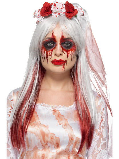 Smiffys Blood Drip Bride Kit Aqua-Make-up-Set – Produktansicht