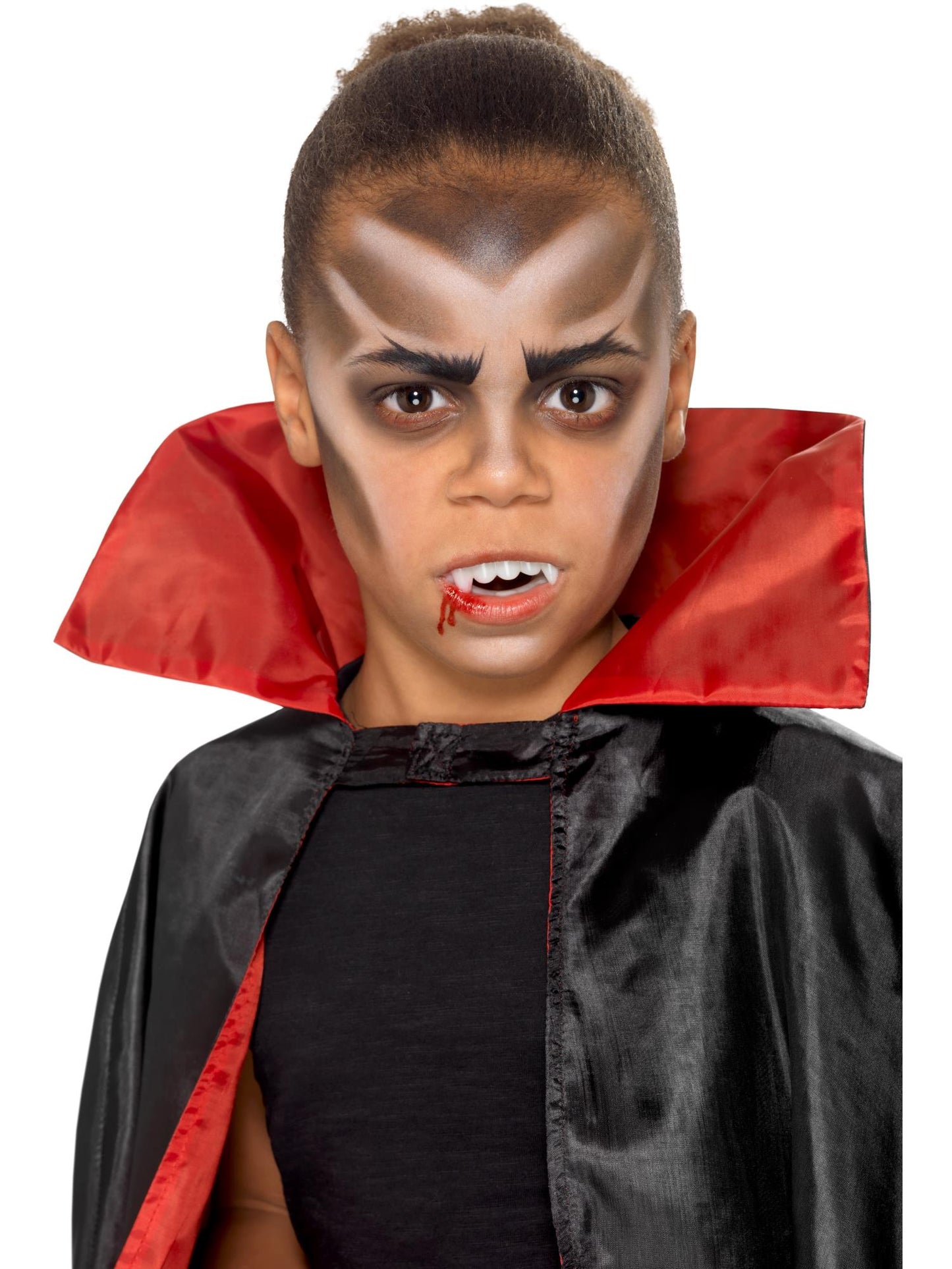 Smiffys Kids Vampire Make-up-FX-Kit mit Face Paints und Vampirzähnen – Produktansicht