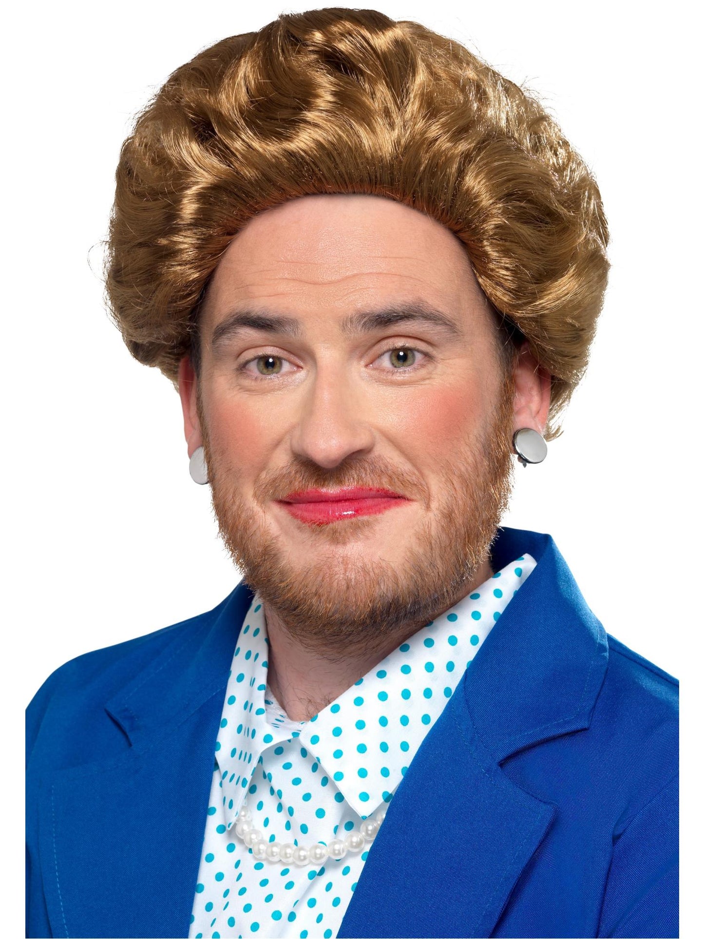 Smiffys PRIME MIN Iron Lady Perue braun fuer Erwachsene