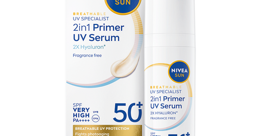NIVEA NIVEA Sun Primer Serum UV Diario SPF 50 30 ml Sonnenschutz Gesicht