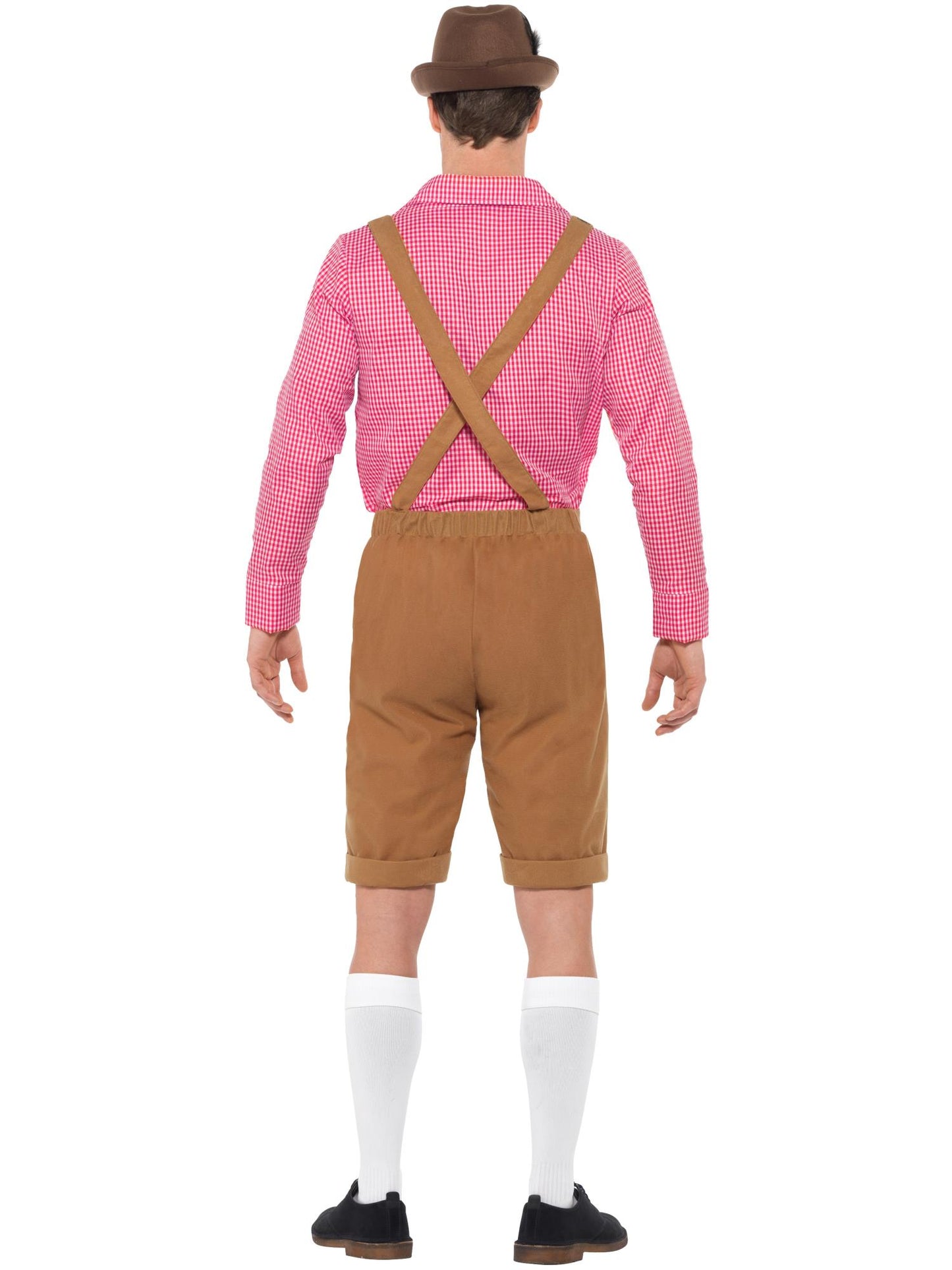 Smiffys Mr Bavarian Costume, Red & Brown CS für Herren