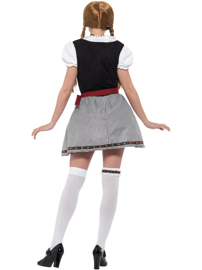 Smiffys Flirty Fr?ulein Bavarian Costume, Black CS für Damen – Detailansicht