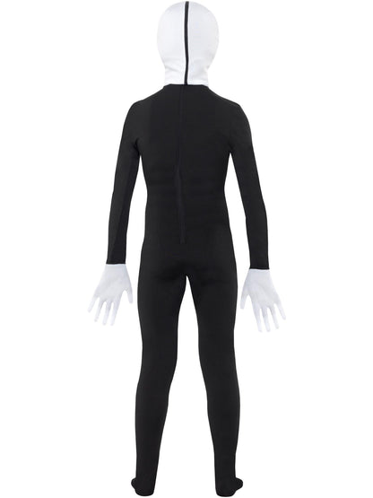 Smiffys Supernatural Jungenkostüm Black & White mit Bodysuit – Detailansicht