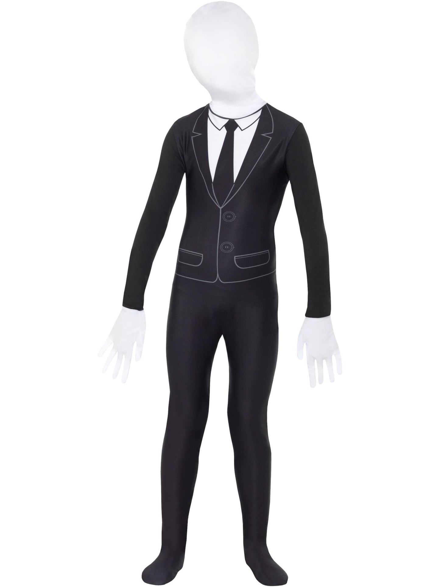 Smiffys Supernatural Black & White Kinderkostüm mit Bodysuit – Produktansicht