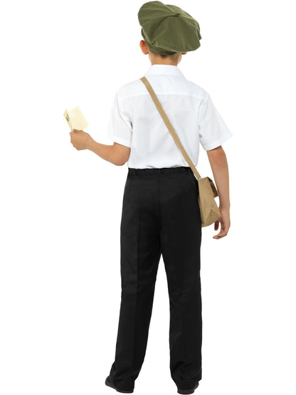 Smiffys WAR Evacuee Instant Kit, Brown für Unisex