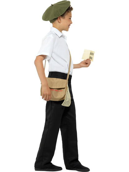 Smiffys WAR Evacuee Instant Kit, Brown für Unisex