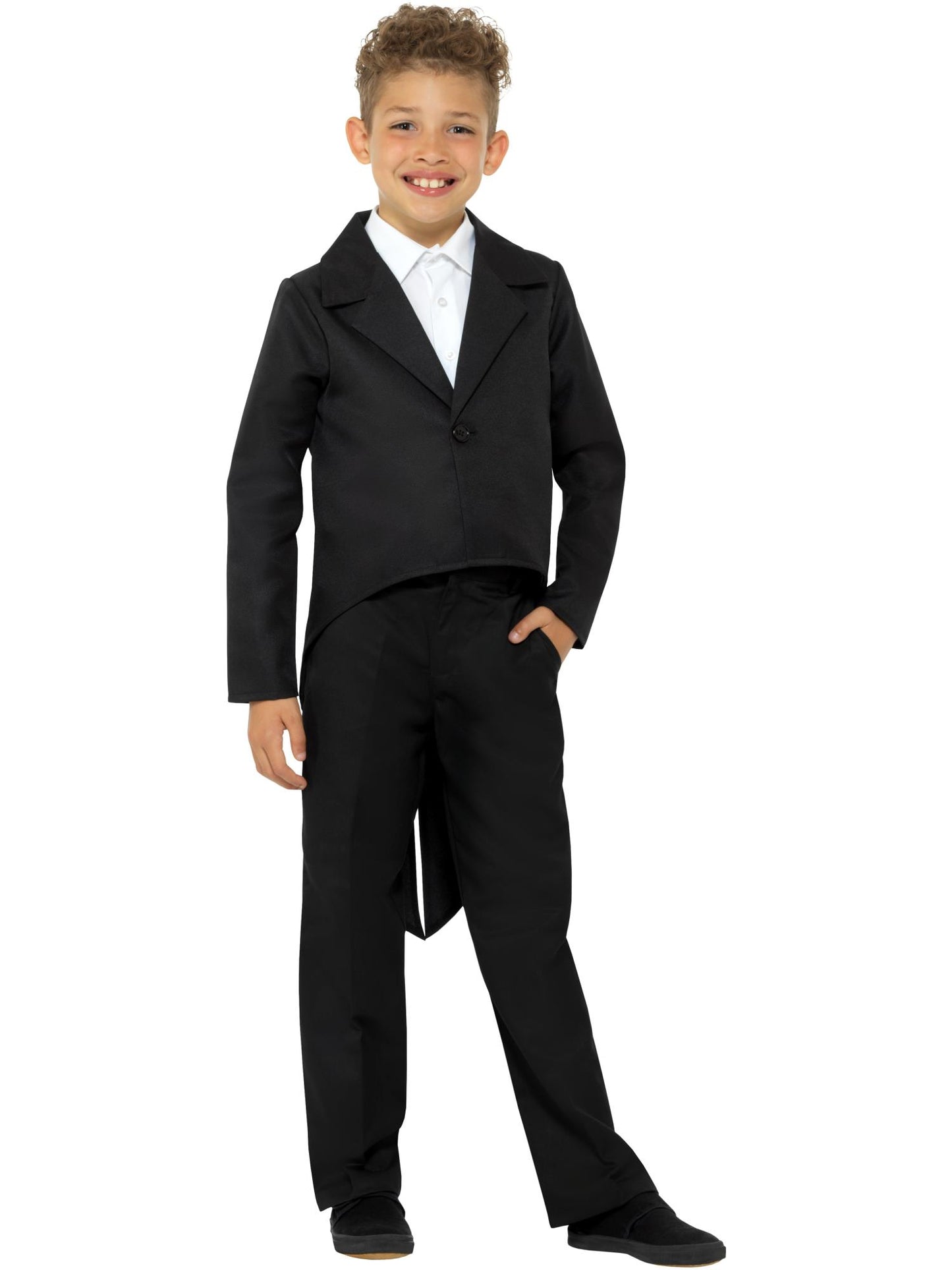 Smiffys BOOK WEEK Tailcoat schwarz für Kinder – Produktansicht