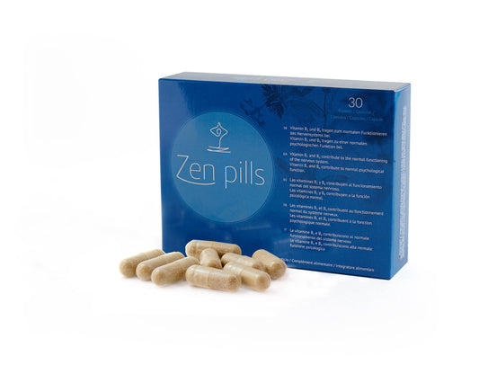 500 Cosmetics 500 Cosmetics, Zen Pills, L-Tryptophan, Magnesium Stearate, Hops, Passiflora, L-Theanine, Vitamin B6 & Vitamin 