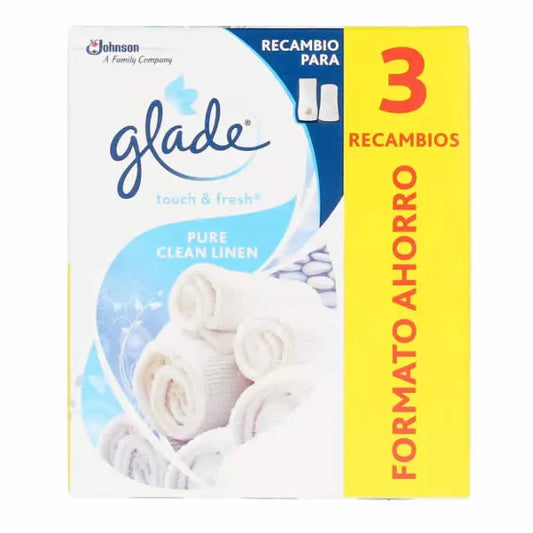 GLADE GLADE Touch and Fresh Pure Clean Linen Nachfüllpack 3 Stück Kosmetik