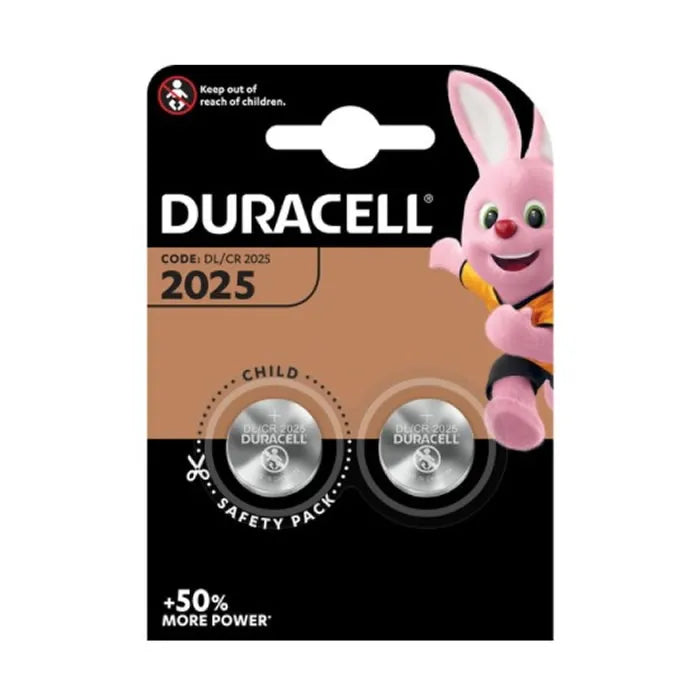 DURACELL DURACELL Lithium Knopfzelle 3V Typ 2025 DL CR2025 2 Stück Kosmetik