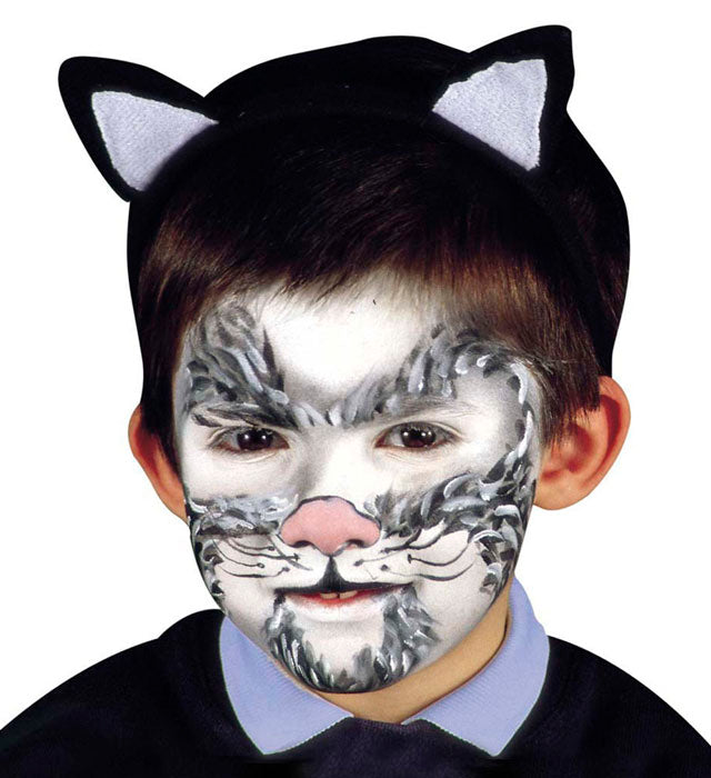 Tier-Schminkset mit 6 verschiedenen Tiermotiven für Fasnacht und Karneval