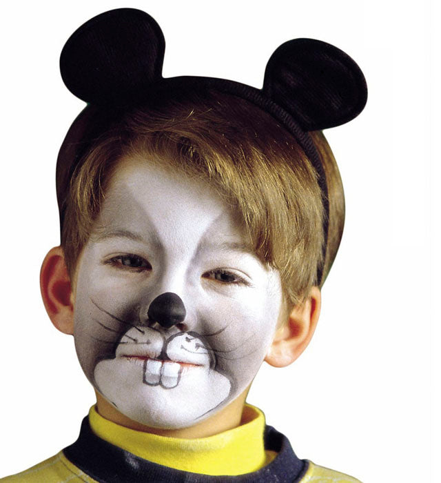 Tier-Schminkset mit 6 verschiedenen Tiermotiven für Fasnacht und Karneval