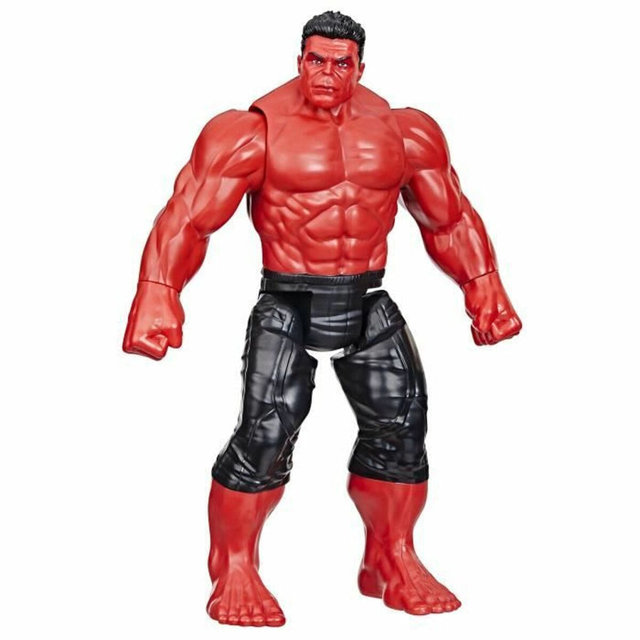 Hasbro Marvel Red Hulk Spielfigur Rot robust mit Gelenken – Detailansicht