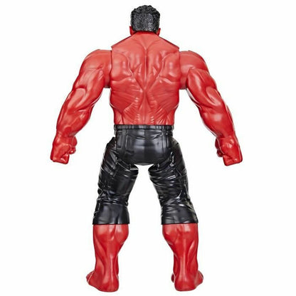 Hasbro Marvel Red Hulk Spielfigur Rot robust mit Gelenken – Seitenansicht