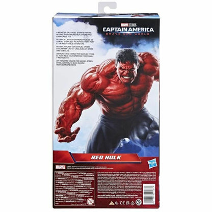 Hasbro Marvel Red Hulk Spielfigur Rot robust mit Gelenken – Verpackung