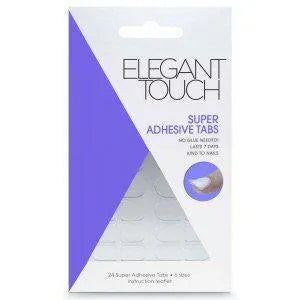 ELEGANT TOUCH ELEGANT TOUCH Super Adhesive Tabs 24 Stück selbstklebende Klebetabs für Nägel Kosmetik