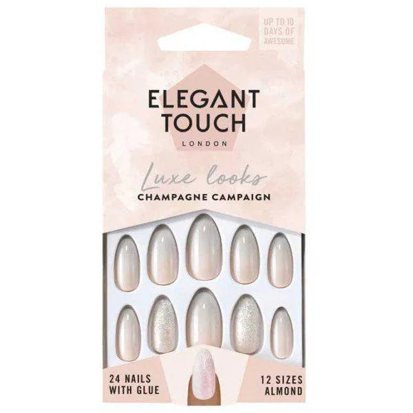 ELEGANT TOUCH ELEGANT TOUCH Luxe Looks Oval Nägel mit Kleber Limited Edition 24 Stück Nagelpflege