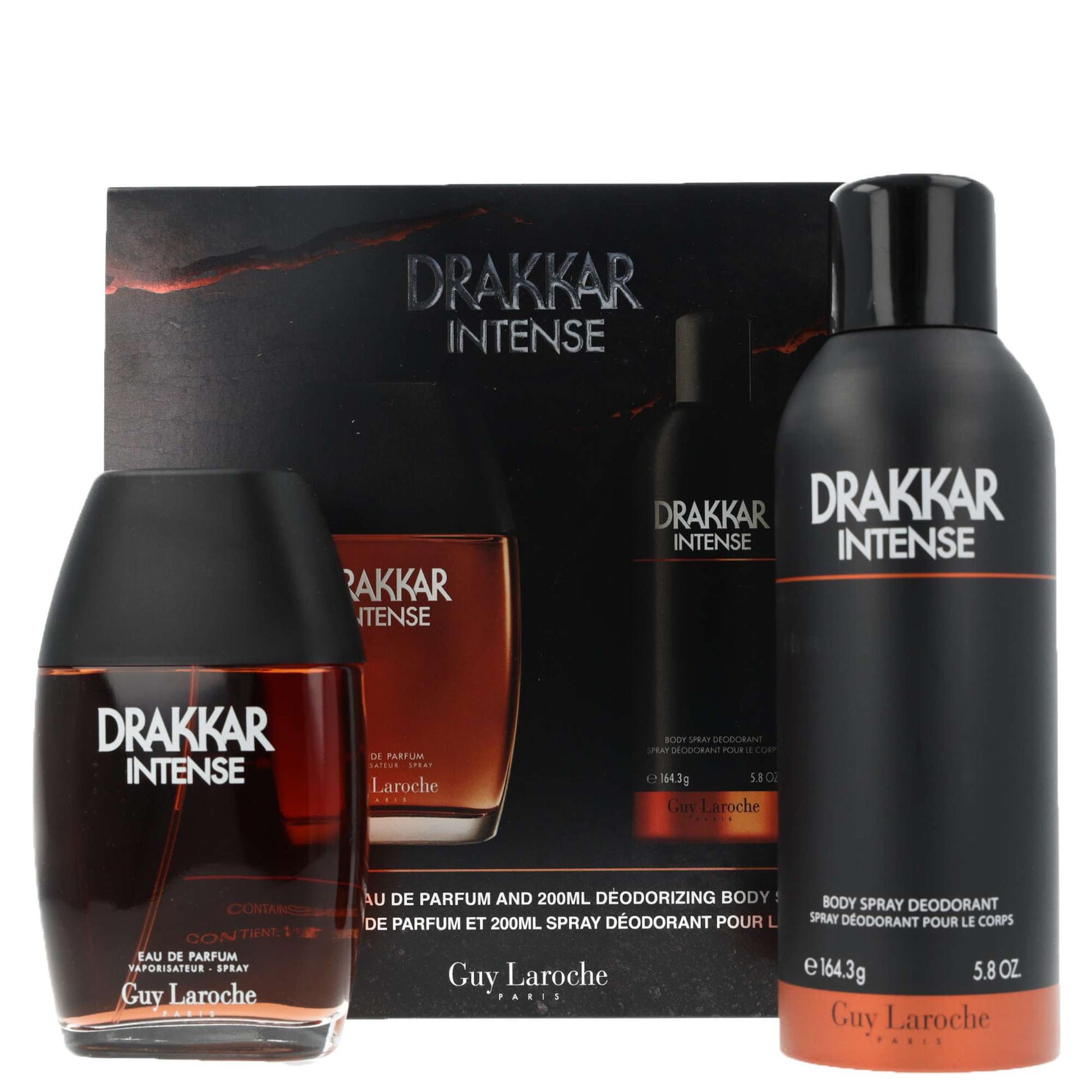 GUY LAROCHE GUY LAROCHE Drakkar Noir Intense Eau de Parfum 100 ml und Deodorant Spray 200 ml Set Parfüm