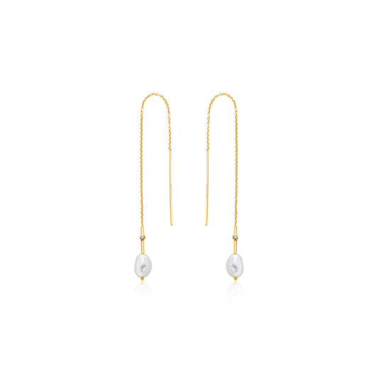 Ania Haie Damenohrringe Ania Haie E019-01G Sterlingsilber 4 Cm