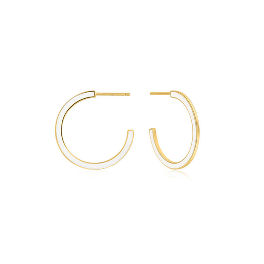 Ania Haie Damenohrringe Ania Haie E028-06G-W Sterlingsilber 2,5 Cm